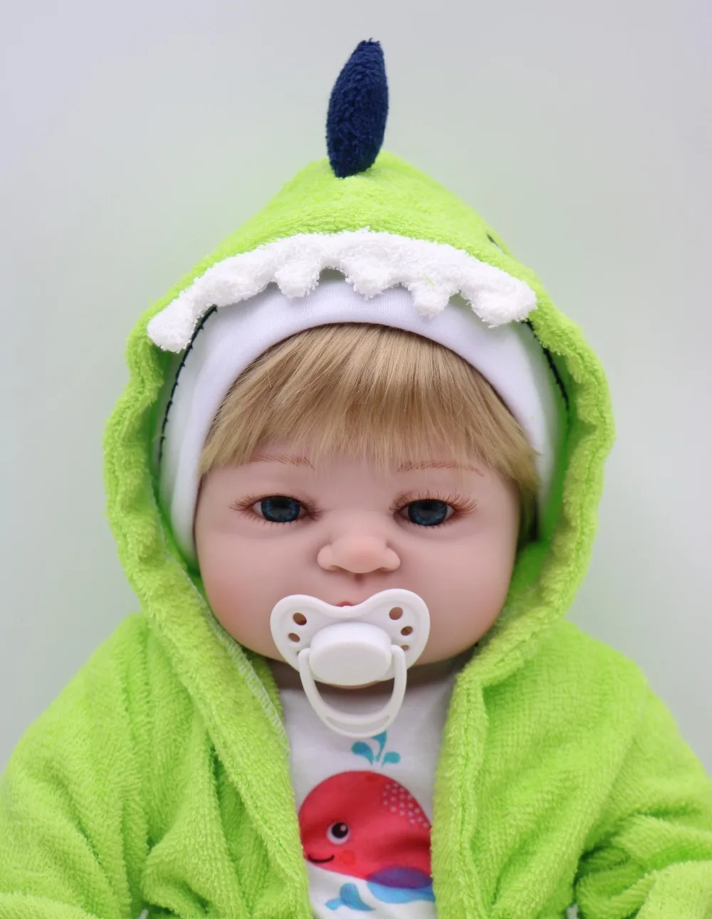 Реалистичная кукла реборн 55 см поклонение на все тело силиконовая младенец в