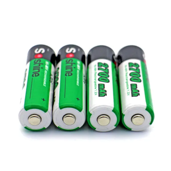 SOSHINE 14500 AA 1 2 V Ni MH никель водородный достаточно 2700mah аккумуляторная