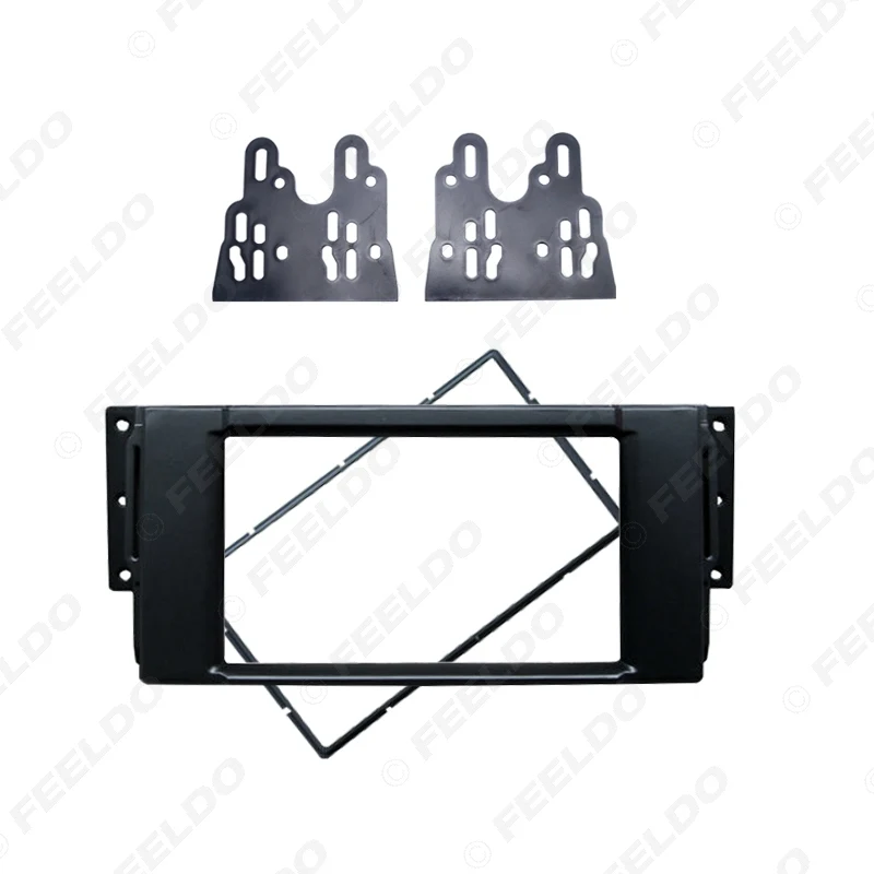 FEELDO 2DIN Автомобильная CD/DVD Радио панель Рамка для Land Rover Range Rover/Freelander/Discovery