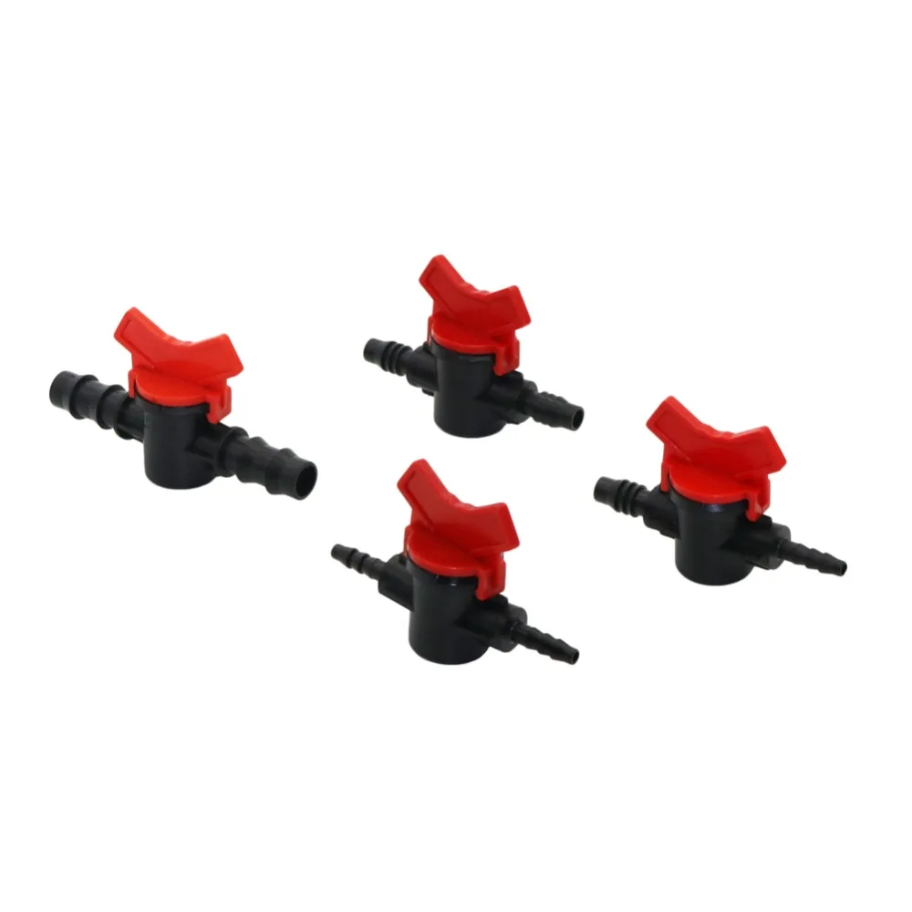 Красный пластиковый шланговый клапан Adhere To Fly 4, 8, 13,5 мм