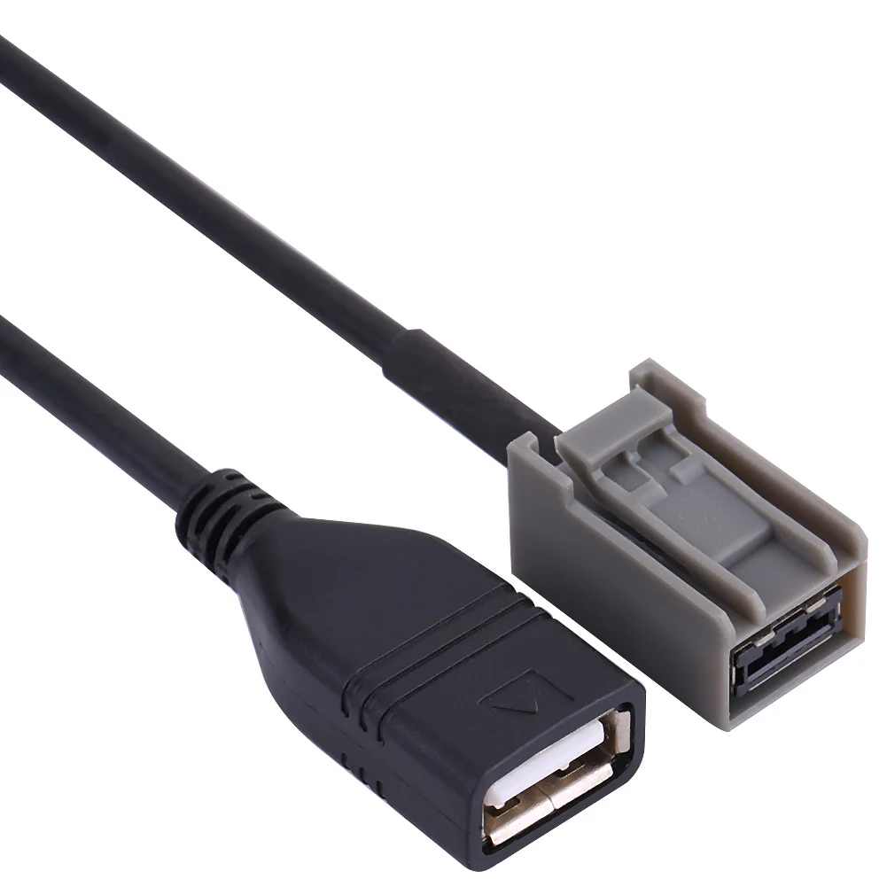 60 см Автомобильный USB 2 0 AUX адаптер кабель удлинитель аудио для Honda Mitsubishi 2009|Кабели
