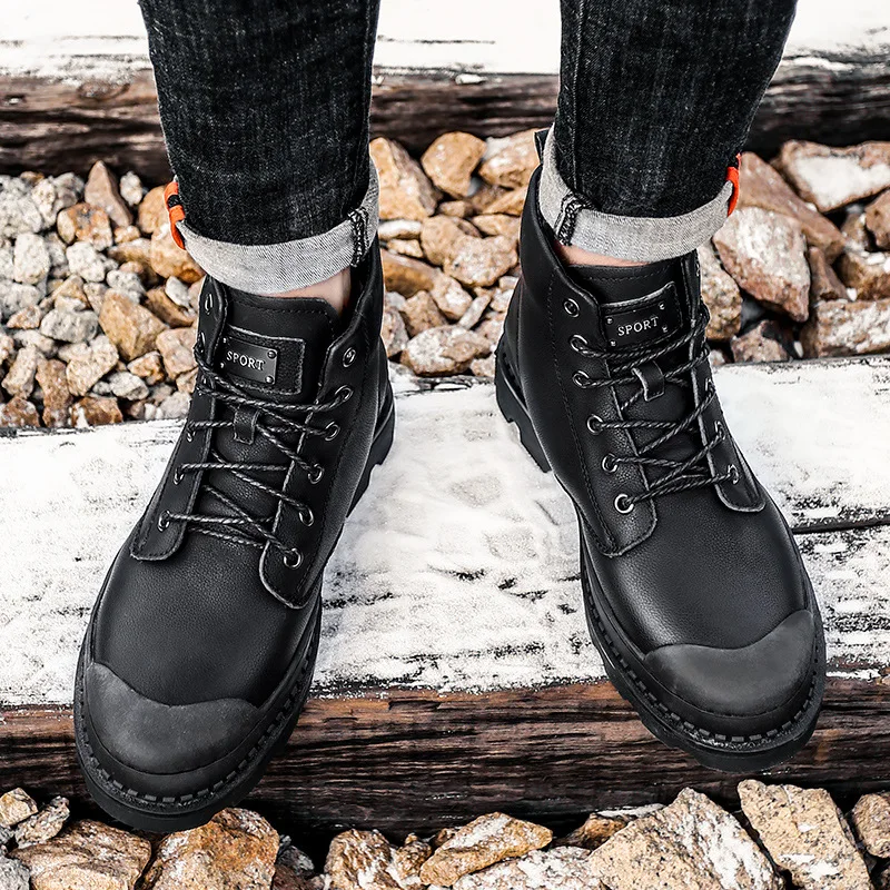 Осень-зима 2019 Новые мужские ботинки для теплой и холодной защиты | Обувь