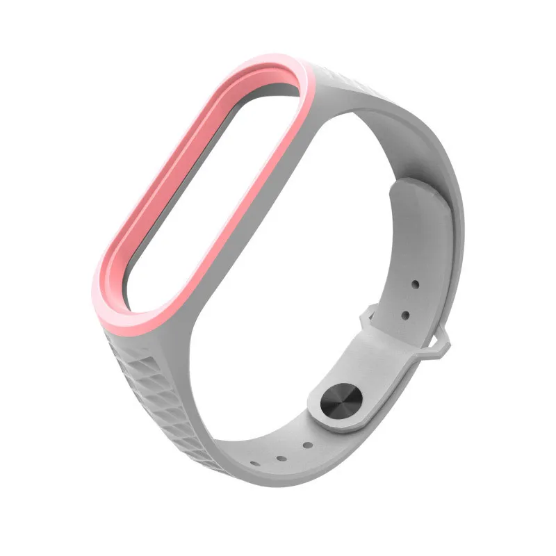 Ремешок для Xiaomi Mi Band 4 сменный двухцветный браслет 3 аксессуары Miband 10