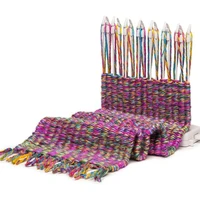 new manual scarf weaving knitting machine knitting loom knit with knitting wool yarn children educational toys craft needlework