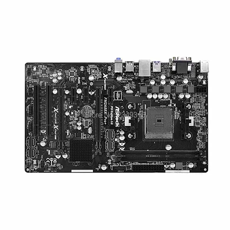 Для ASRock FM2A88X Pro+ оригинальная б/у настольная материнская плата A88X разъем FM2+/FM2 DDR3 SATA3 USB3.0