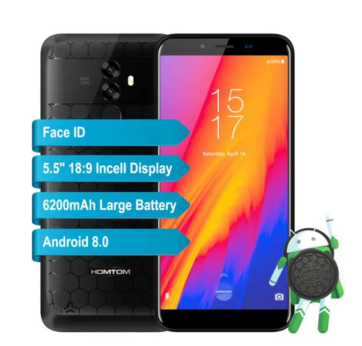 Бесплатный подарок HOMTOM S99 4G LTE MT6750 восьмиядерный смартфон 5 &quotHD 18:9 Экран 4 GB + 64 Android