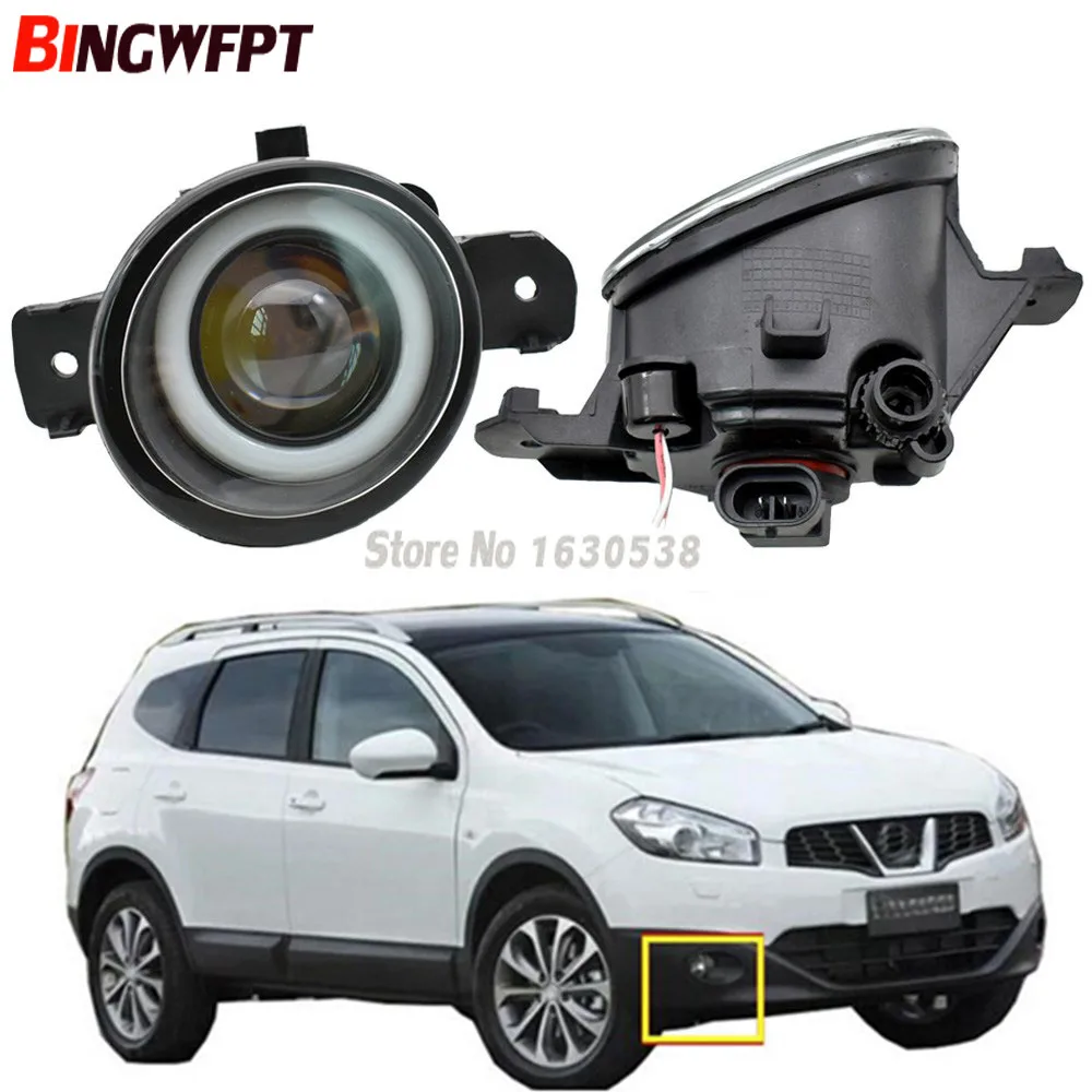 2 шт. автомобильный Стайлинг Angel eye + светодиодный противотуманный светильник s