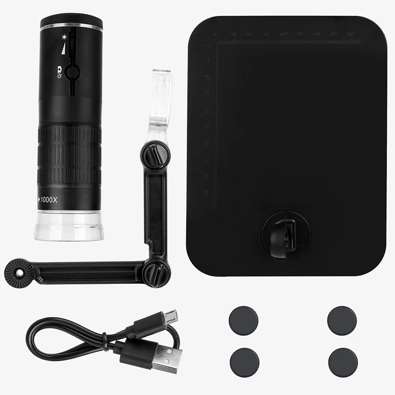 Микроскоп F210 с Wi-Fi HD 1080P 2G + ИК-объектив 8 регулируемых светодиосветодиодный