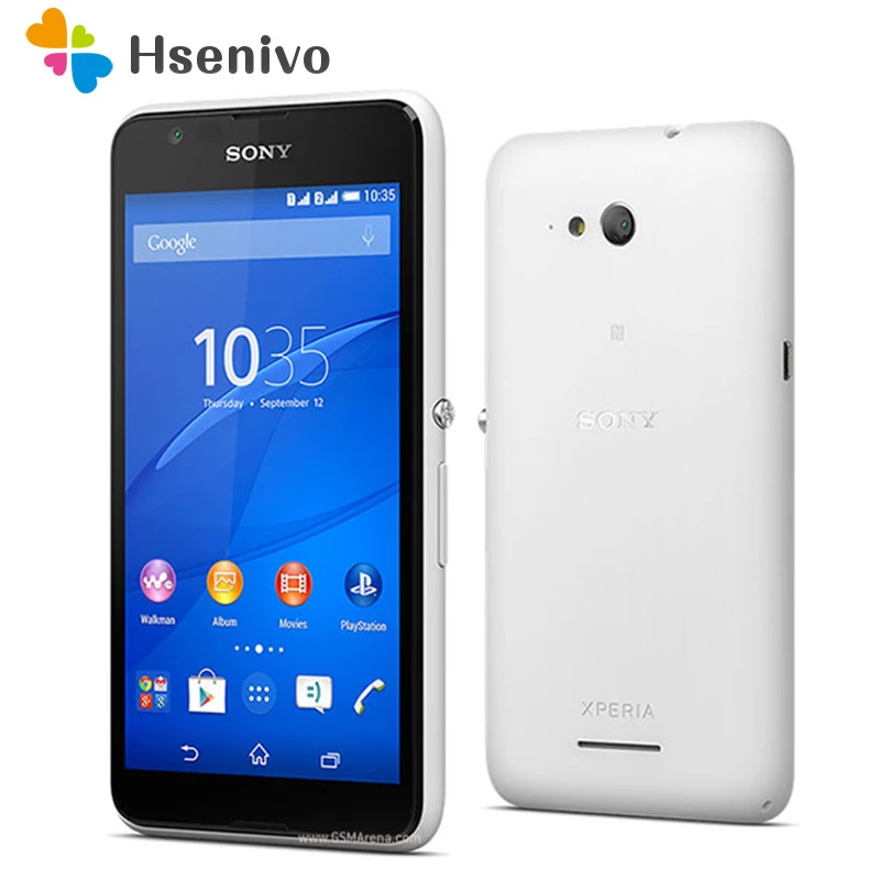 sony xperia e4g e2003 e2053 refurbished original 1gb ram 8gb rom 4 7 cellphone quad core 3 15mp gsm android 4g mobile phone free global shipping