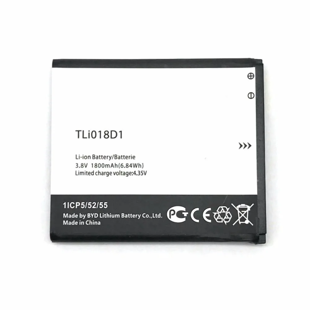 Аккумулятор TLi018D1 1800 мАч для Alcatel One Touch Pop D5 Dual 5038x OT5038X 3 5015D OT 5016 аккумулятор