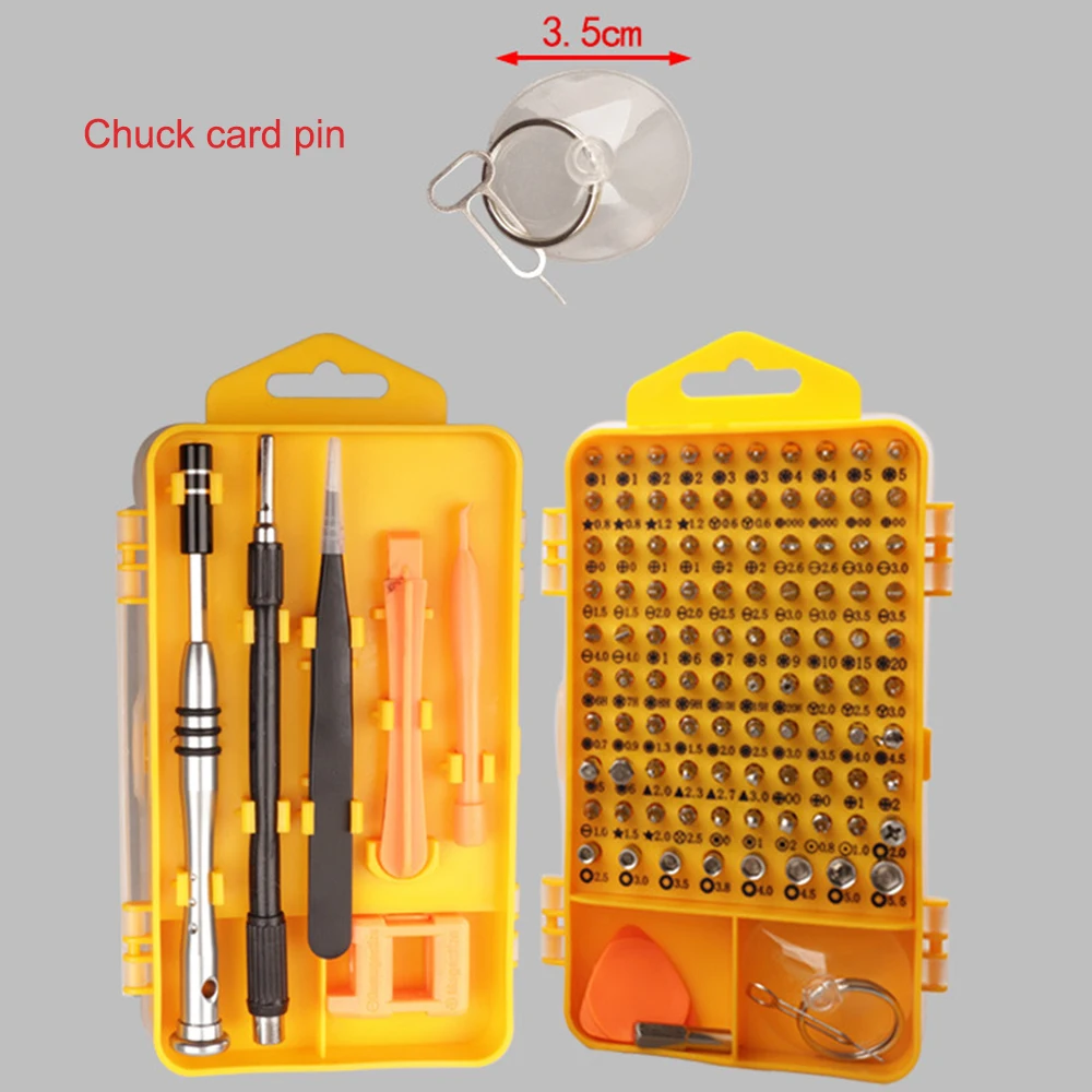 

110PCS/130PCS Multifunctional Screwdriver Suit Home Maintenance Screw Necessary Disassemble Tool 110PCS