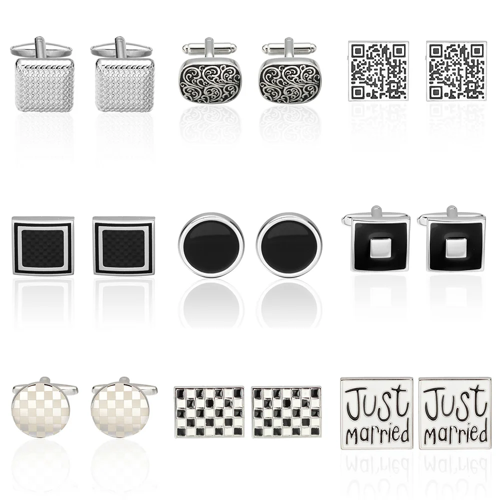 Высокое качество Новинка запонки из нержавеющей стали старый ремесленник ручной