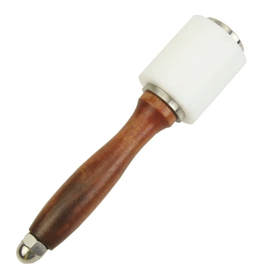 

Handmade Leather tools Wooden hammer Leather craft Leather carving the hammer Printing hammer Leather carving hammer Nylon hamme