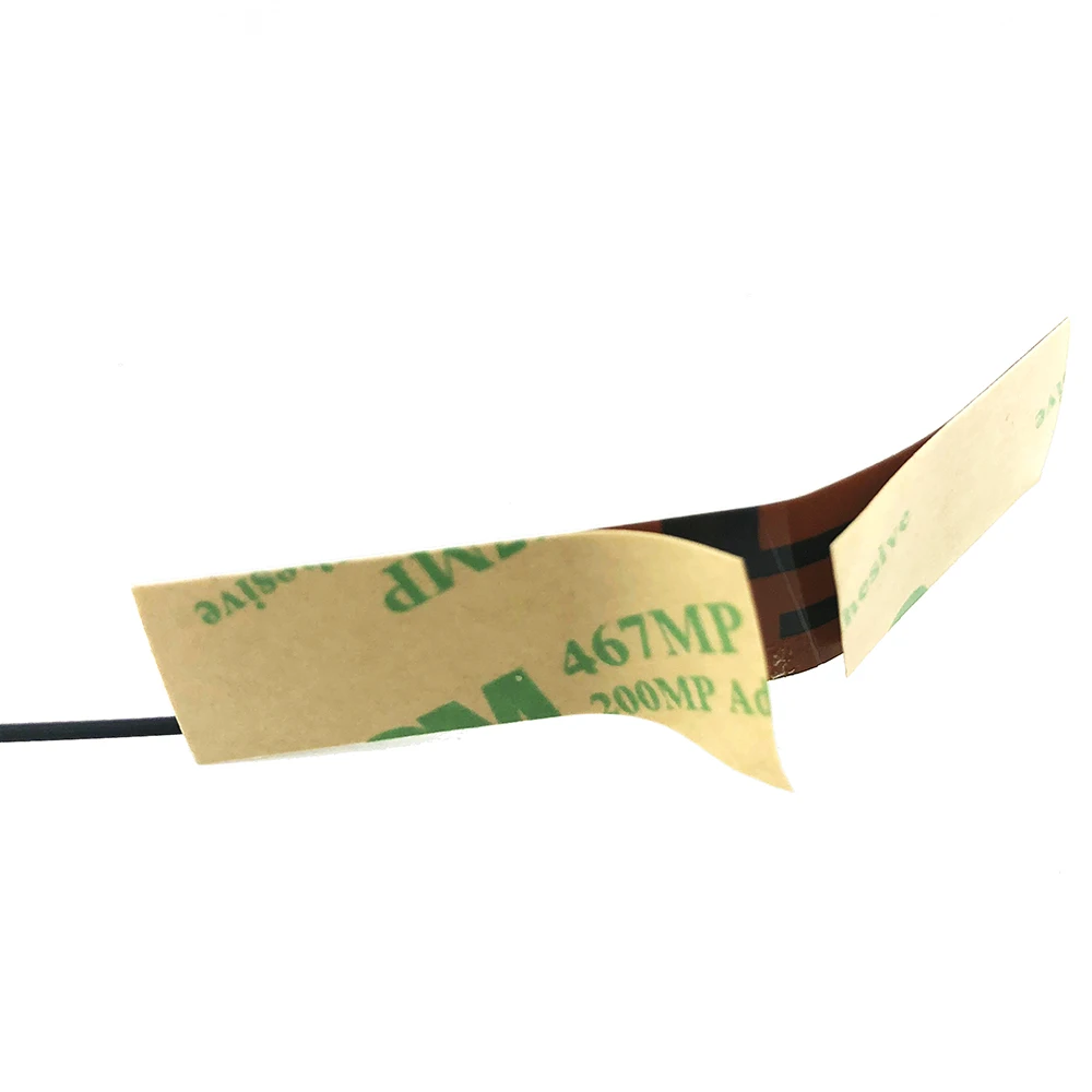 Черный 6 дБ GSM/2G/3G/LTE/4G/GPRS/CDMA/WCDMA полнополосная Встроенная FPC внутренняя PCB антенна U.FL