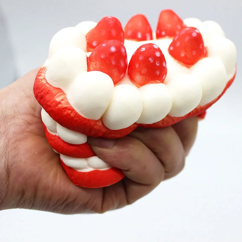 Мини Squishies клубничный торт снятие стресса Squishy замедлить рост крем Ароматические