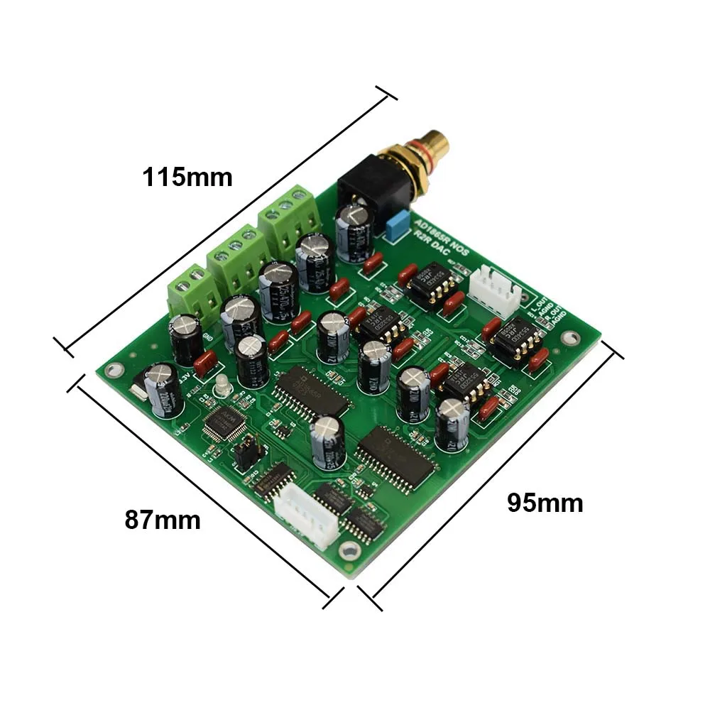Lusya R2R декодер AD1865R NOS dac аудио декодирующая плата DC 15V T0490|Усилители мощности| |