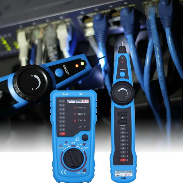 BSIDE FWT11 ручной RJ11 RJ45 Cat5 тестер для телефонного кабеля Тонер-детектор локальной сети Ethernet кабельный тестер детектор линии Finder