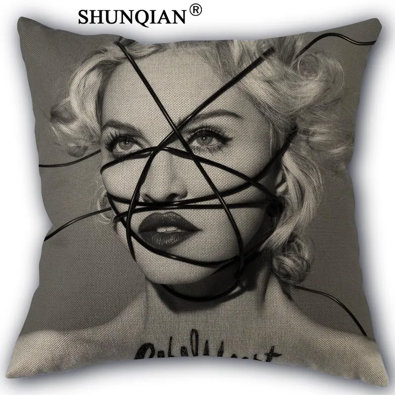 Высокое качество хлопок лен Мадонна декоративная Свадебные наволочки наволочка