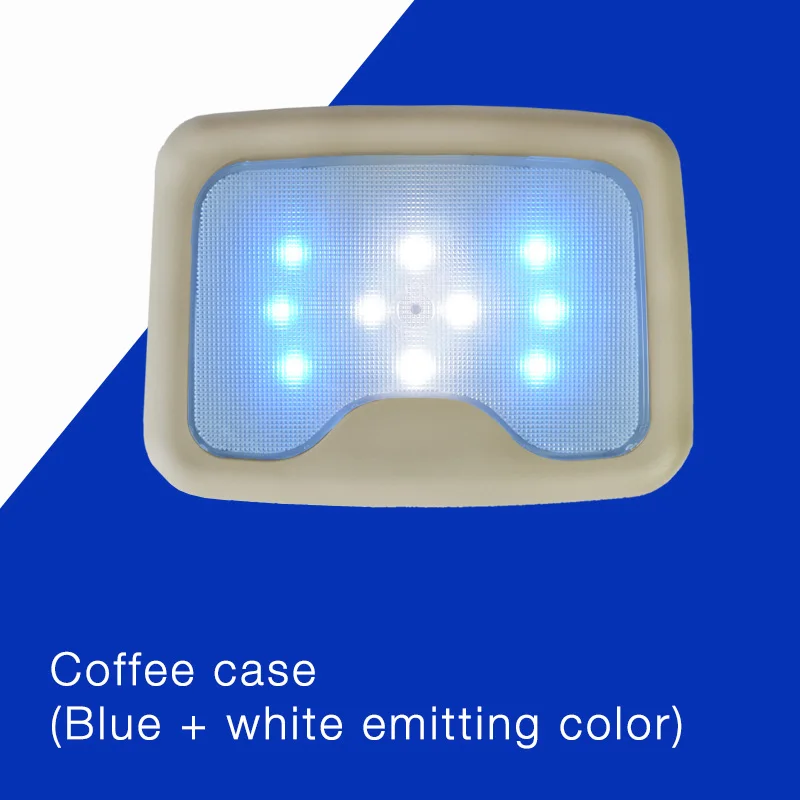 Нажатие 2 Цвета заднего ряд Светодиодный чтение светильник Портативный книжная