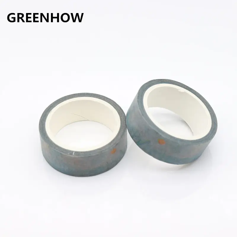 Бумажные Маскировочные ленты GREENHOW естественного цвета фотообои синего
