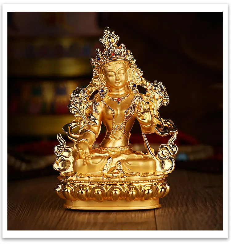 

special offer # 2020 HOME patron saint efficacious Protection # Buddhism gilding Bodhisattva Tara(Green) Buddha brass statue
