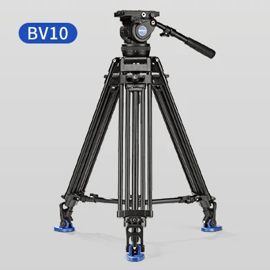 Benro BV6/BV4/BV8/BV10 серия штатив для камеры Регулируемый демпфирующий гидравлический PTZ фотография Профессиональный штатив - Цвет: bv10