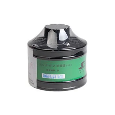 NO.4 Filter Canister S100X-2 противогаз для всего лица, одна канистра, Антивирусная маска, силиконовый респиратор, маска для покраски, химикатов, пестицидов - Цвет: NO.4 Filter Canister
