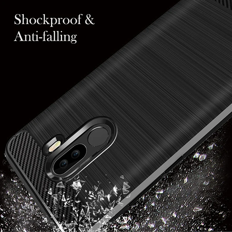 Силиконовый чехол из углеродного волокна для Redmi Note 7 6 5 4 Pro 5A Prime Cover S2 Y1 Lite 4X 6A