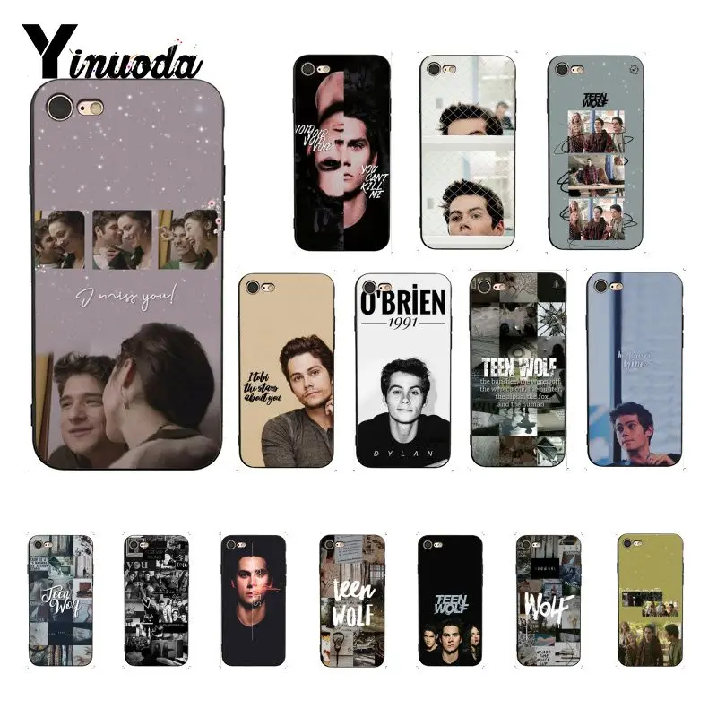 Yinuoda Teen Wolf Dylan Obrien TPU черный чехол для телефона iPhone 8 7 6 6S Plus X XS MAX 5 5S SE XR 10
