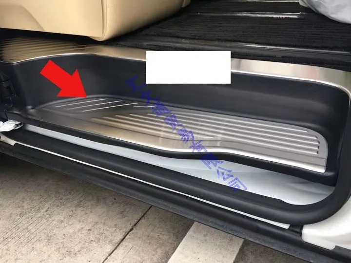 Для Toyota Alphard Vellfire 2016 2019 Нержавеющая сталь стороне накладки на пороги Добро