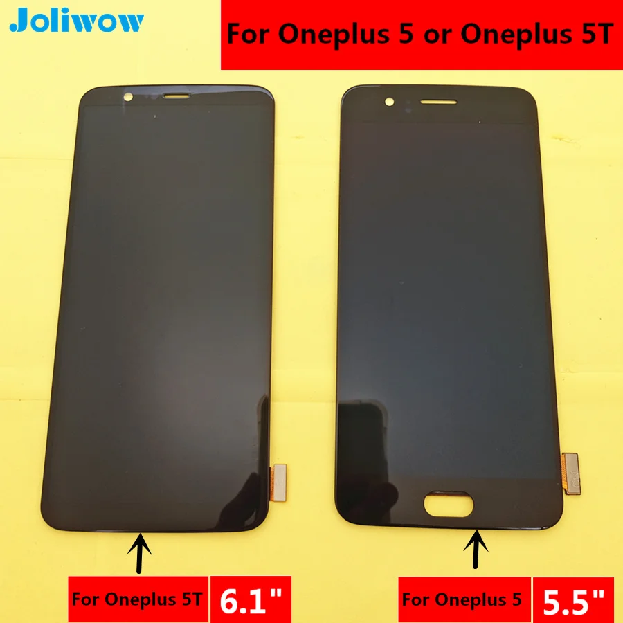 Для Oneplus 5 A5000 ЖК дисплей Дисплей + кодирующий преобразователь сенсорного экрана в