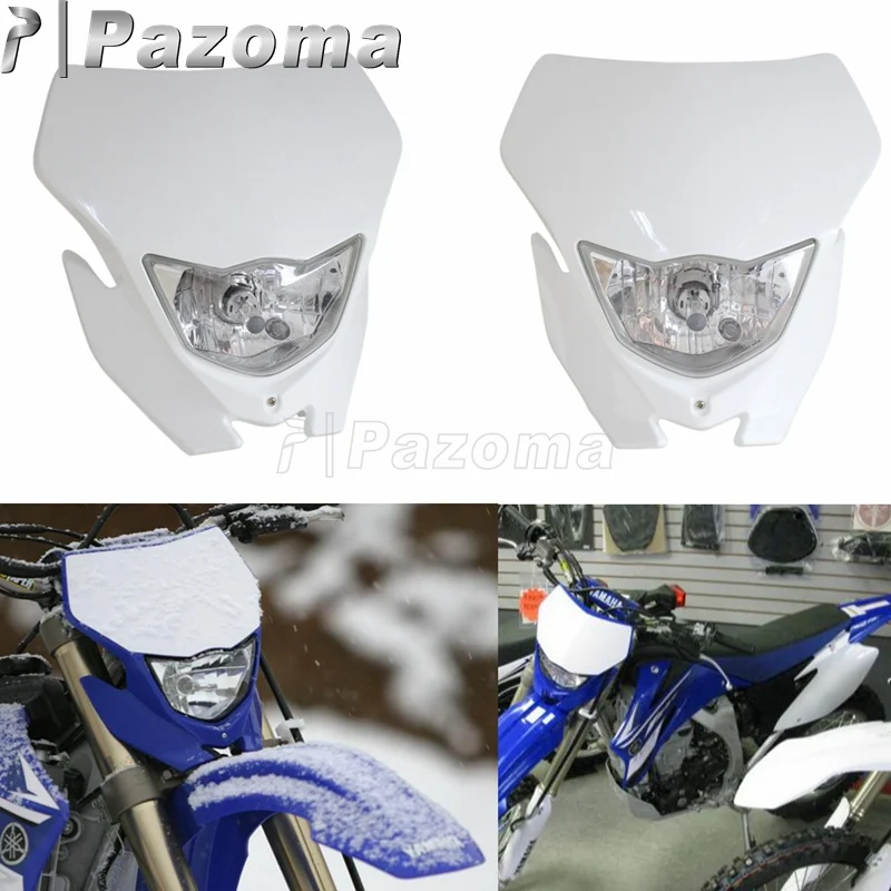 Передняя фара для мотоцикла 12 В Yamaha WRF WR 250 400 YZ TTR XT MX Enduro| |