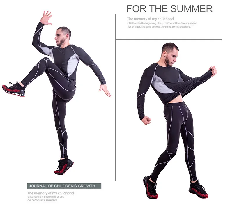Мужская спортивная одежда Rashguard, Мужская футболка с длинным рукавом для спортзала, костюмы Рашгард mma, рубашка для пробежек перекрестный бодибилдинг, мужские шорты