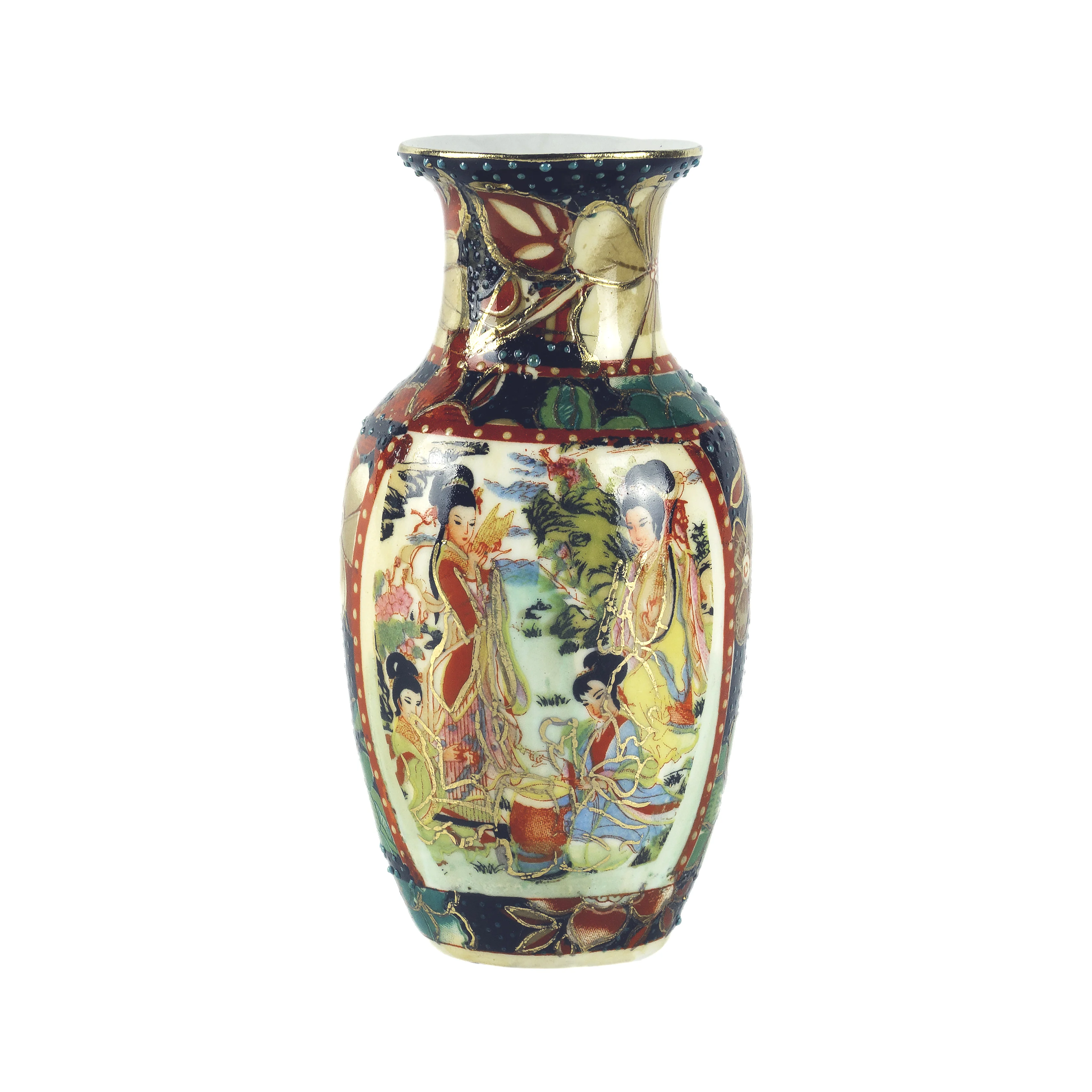 KING DOES Porcelain Vase Ceramic White Antiques Vases Gold Flower Classic Decorative Glass Table Arrangement Vintage | Дом и сад