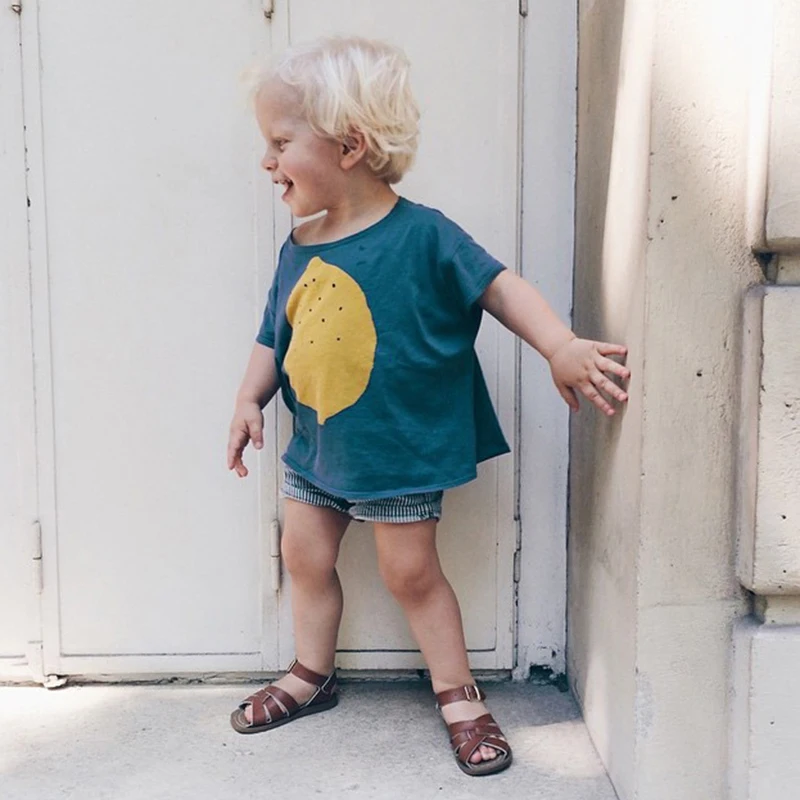 Новинка года футболка для девочек детская одежда футболки мальчиков и маленьких