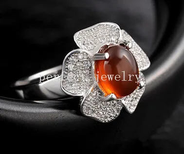 Amber ring Real and natural amber 925 sterling silver Free shipping 1.1ct gem #15041321 | Украшения и аксессуары