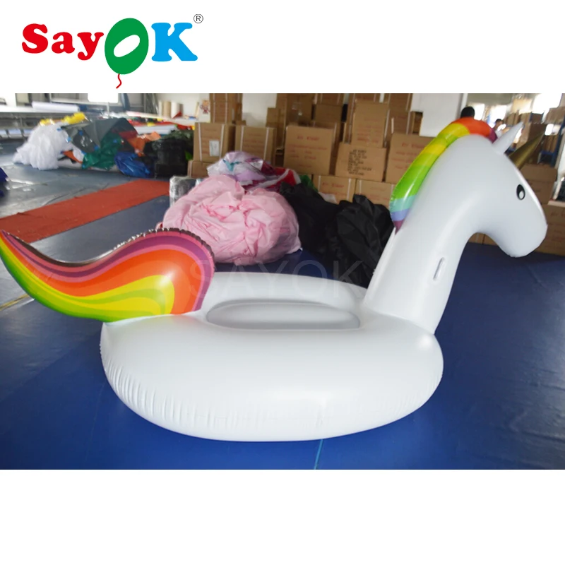 10 шт./упак. летние надувные кольца для плавания с единорогом поплавок бассейна