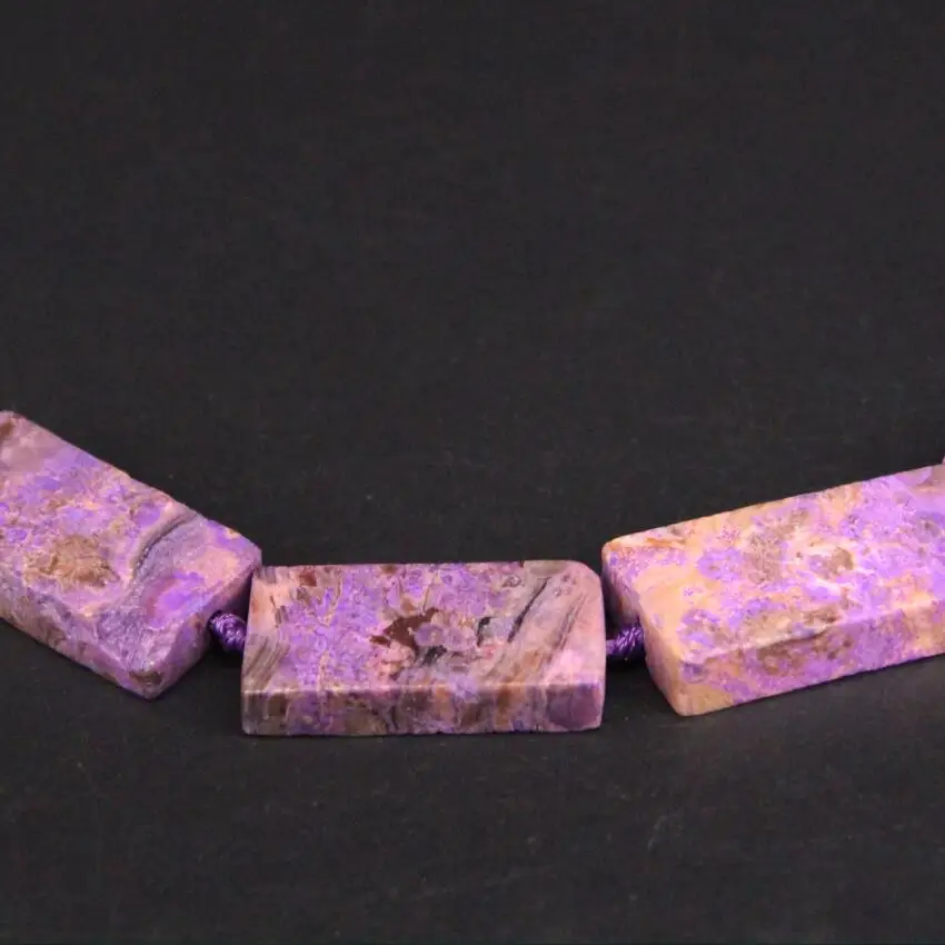 15 5 &quotнитка естественных фиолетовых морских яд в центр просверленные