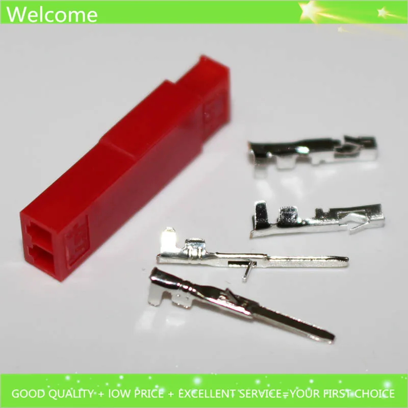 10 комплектов штекерных разъемов JST 2-контактный штекер и Обжимные детали для
