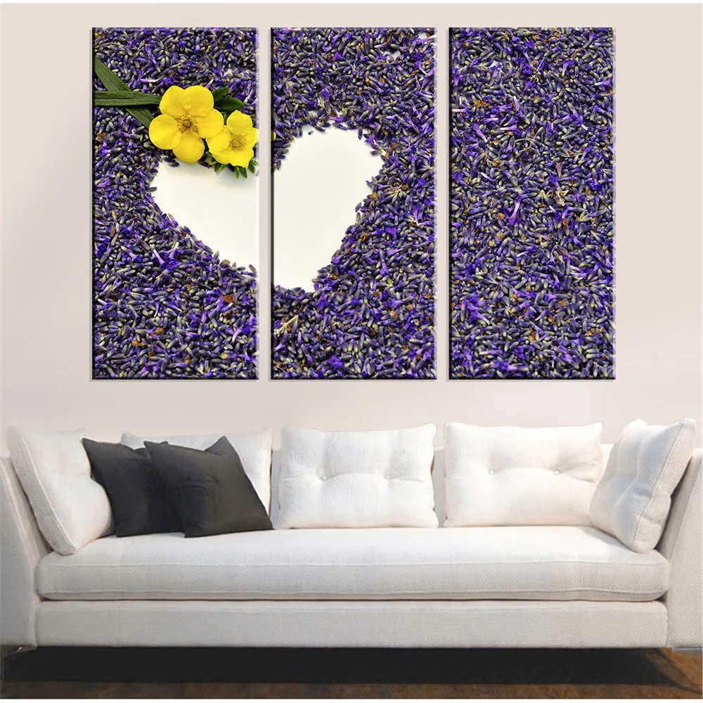 Уникальная Подарочная Картина на холсте без рамы лаванда креативные любящие