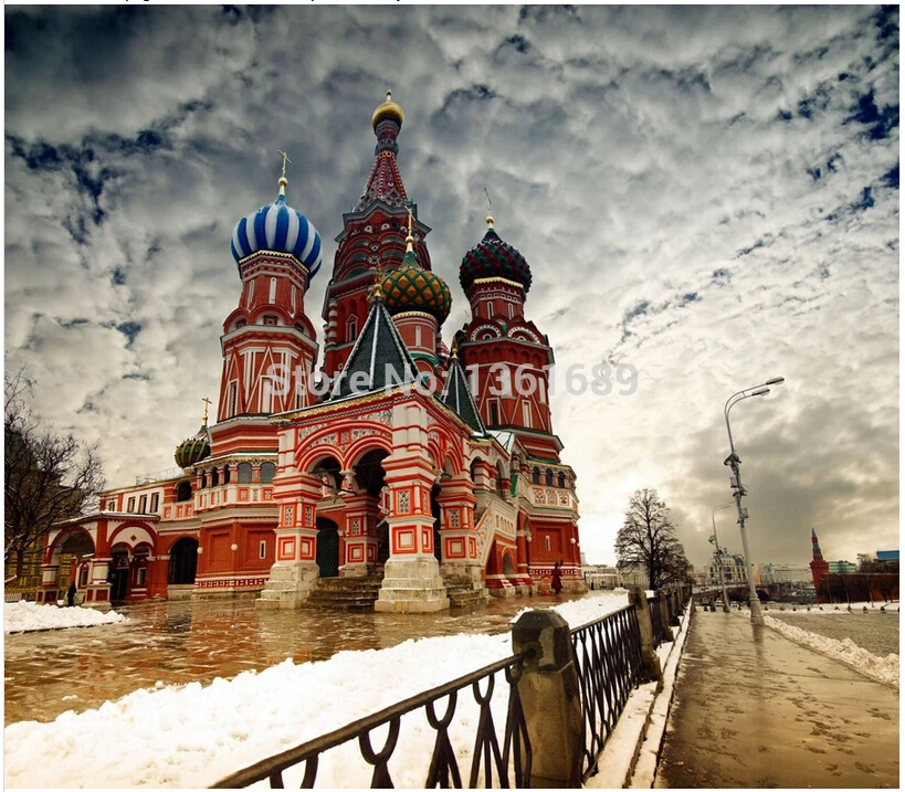 Алмазная вышивка Собор базилика на Красной площади в Москве | Дом и сад