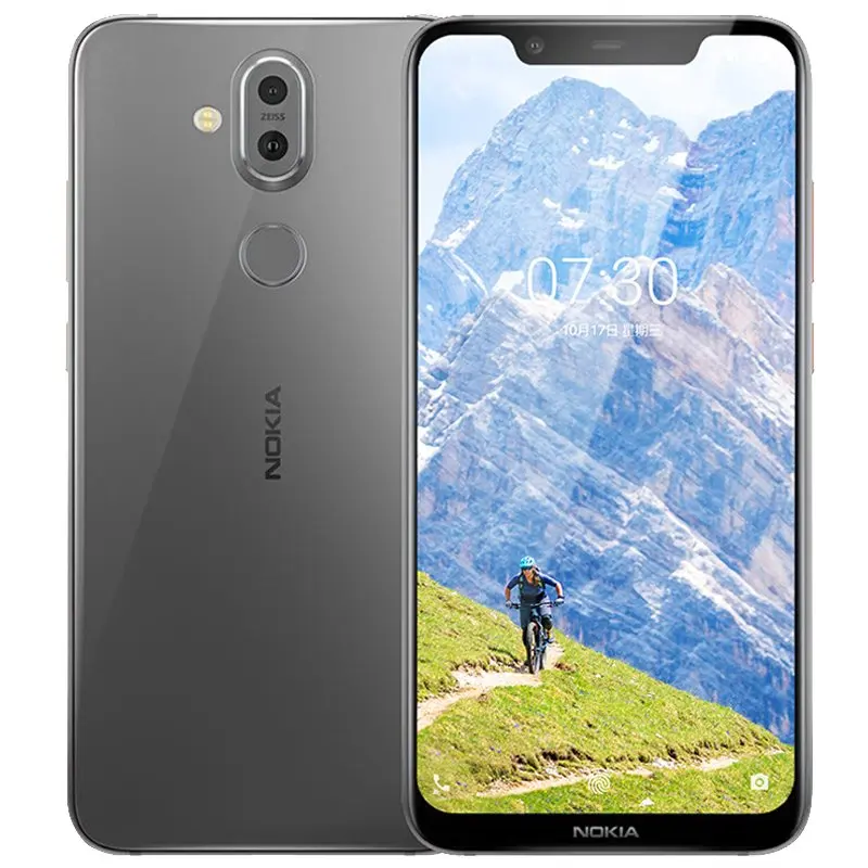 Night Sliver Смартфон NOKIA X7 Android 4G LTE, 6,18 дюймов, FHD Snapdragon 710, 2,2 ГГц, четыре ядра, 4 ГБ/6 ГБ ram, 3500 мАч, мобильный телефон с функцией распознавания лица, OTG - Цвет: Night Sliver