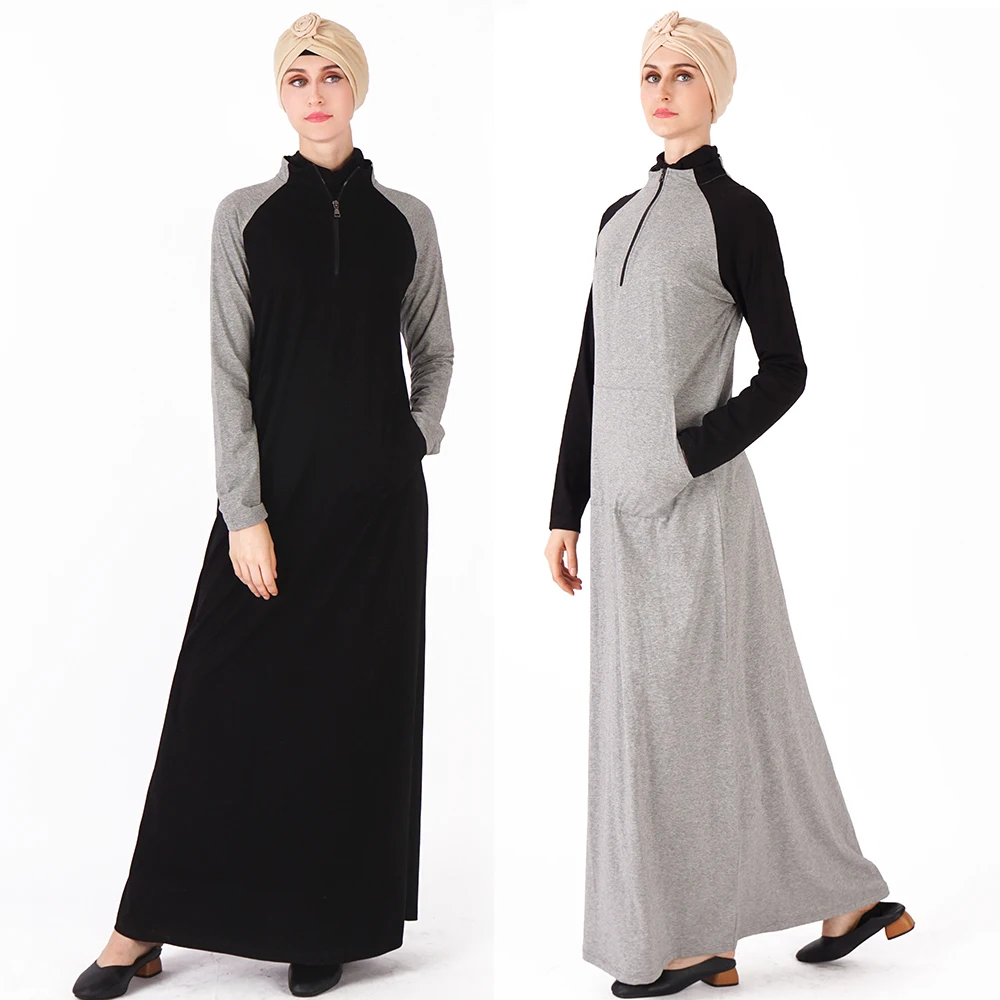 Осенне зимнее женское длинное платье в арабском стиле|Мусульманская одежда| |