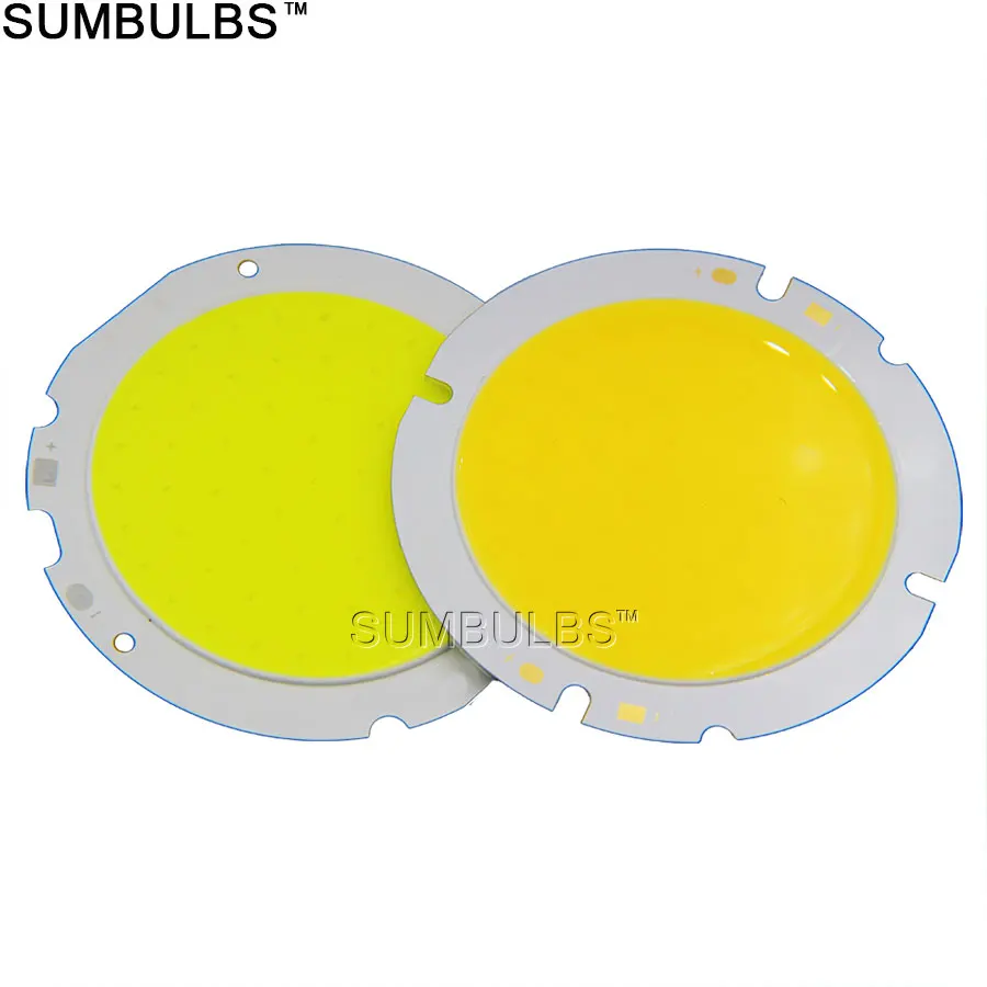 

76MM Round LED COB Chip On Board Lamp DC30-33V 20W 30W LED Light Bulb Source for Spotlight Downlight Warm Natural Cold White