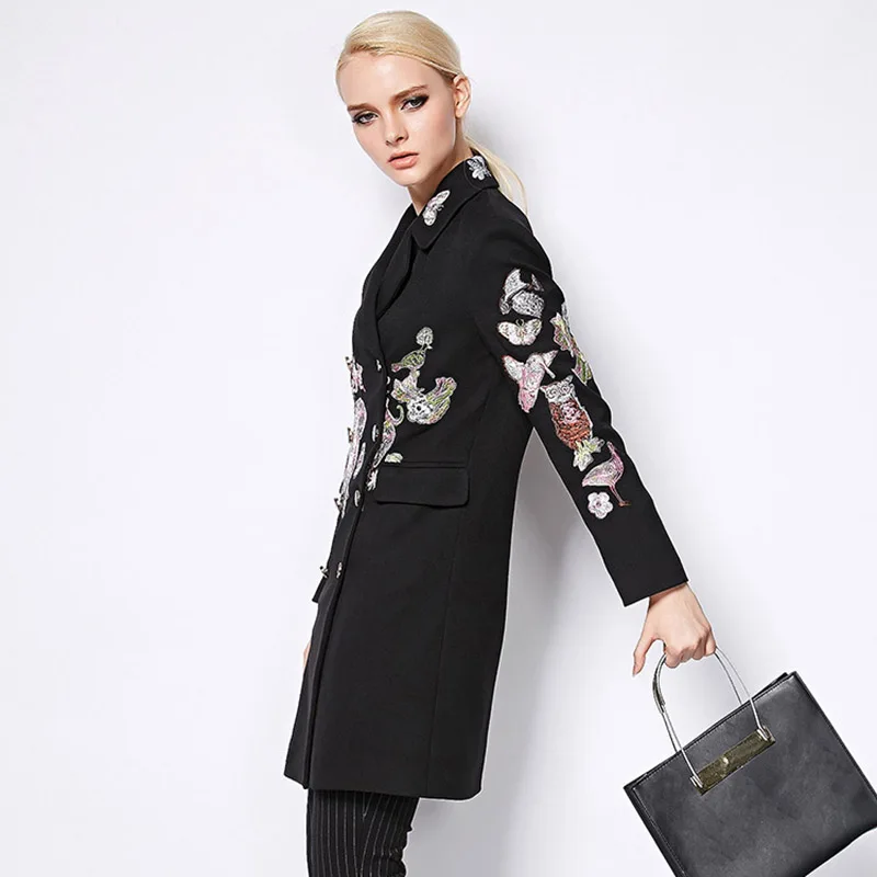 Шерстяные пальто 2020 осень зима новый отложной воротник винтажный полный рукав