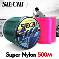 siechi 2pcs 500 meters nylon fishing lines rope fly fishing lines 0 168mm 0 50mm 2 13kg