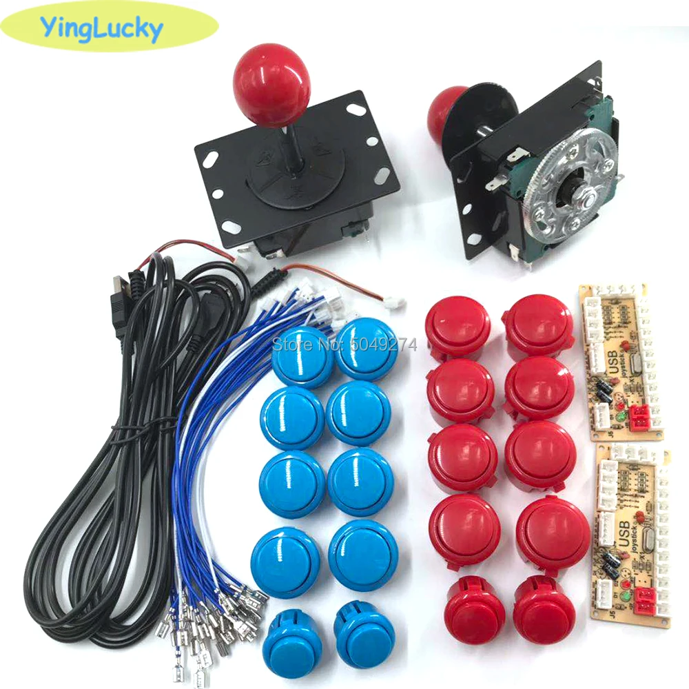 Zero delay аркадный джойстик DIY kit sanwa Джойстик аксессуары для игр аркадные кнопки