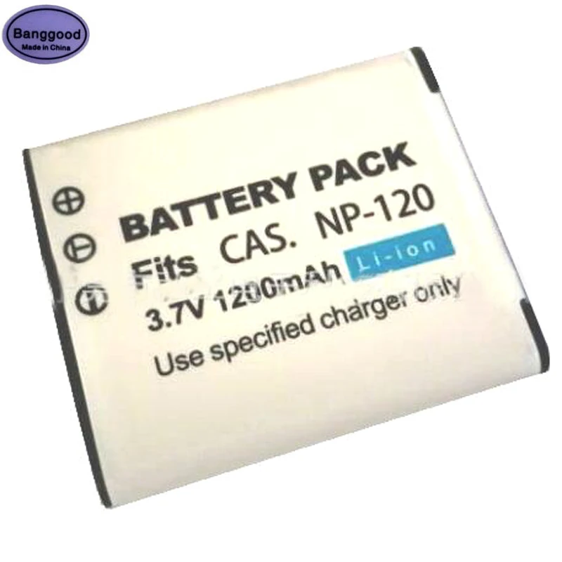 Высокая Ёмкость 3 7 V 1200 мА/ч NP 120 NP120 CNP Камера Батарея для объектива с | Отзывы и видеообзор