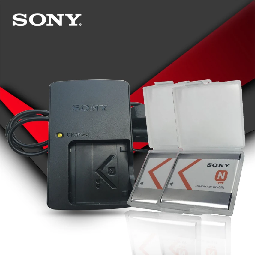 Комплект из 2 предметов sony NP-BN1 NPBN1 NP BN1 комплектующие фотоаппарата sony DSC TX9 T99 WX5 TX7 TX5 W390 W380 W350 W320 W310 W360 W330 QX100 W370 W730+ Зарядное устройство