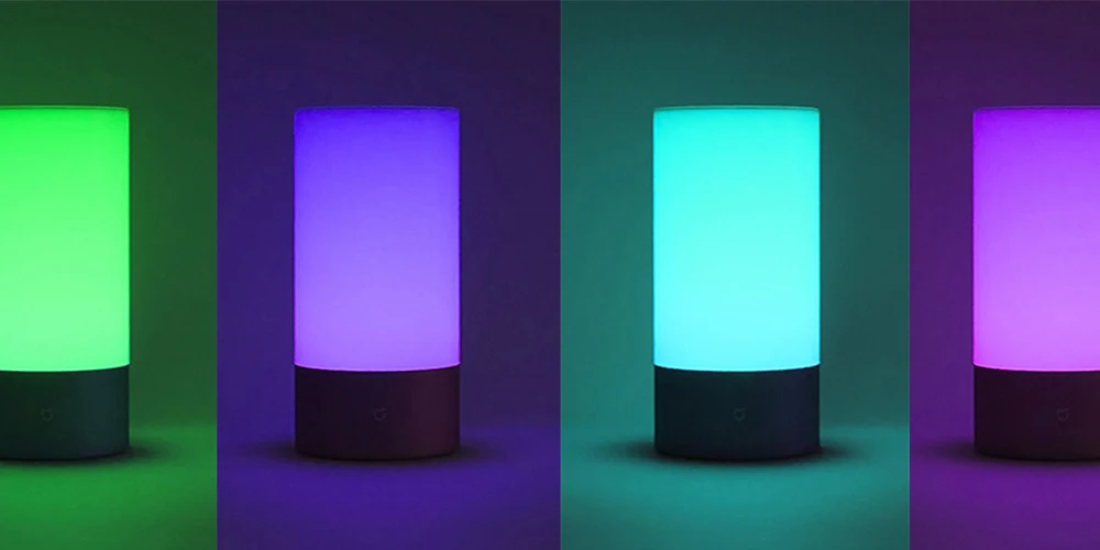 Xiaomi Mijia прикроватная лампа mijia прикроватная лампа светильник кровать светильник Романтический помощь во сне bluetooth подключение Wi-Fi мягкий светодиодный ночной Светильник